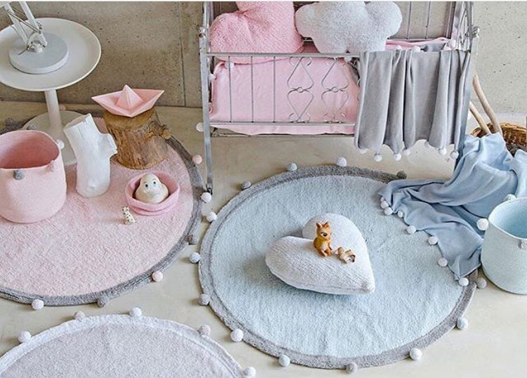 Nordic Cute Soft Round Rug