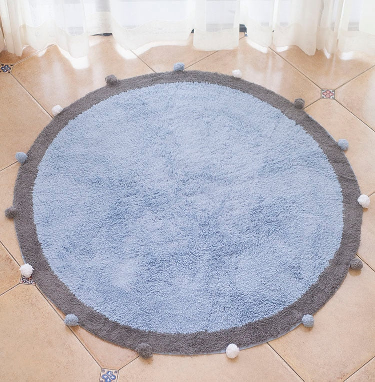 Nordic Cute Soft Round Rug