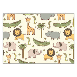 Nursery Cartoon Style Area Rug