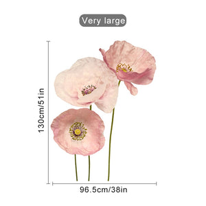 Wall Decals Pink Anemone Flowers