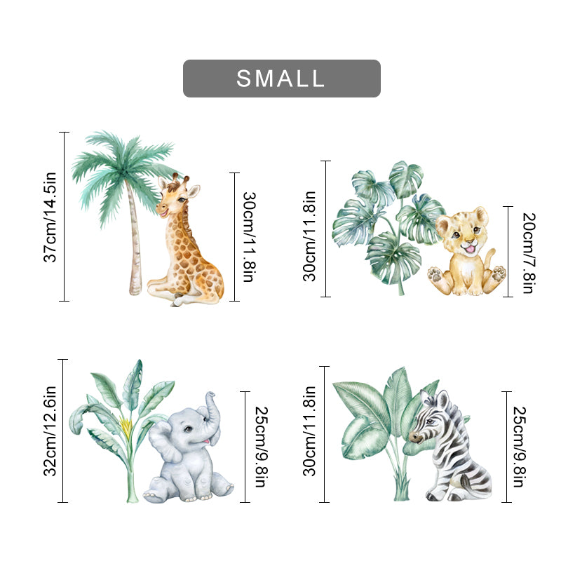 Animal Wall Decal Cute Animals