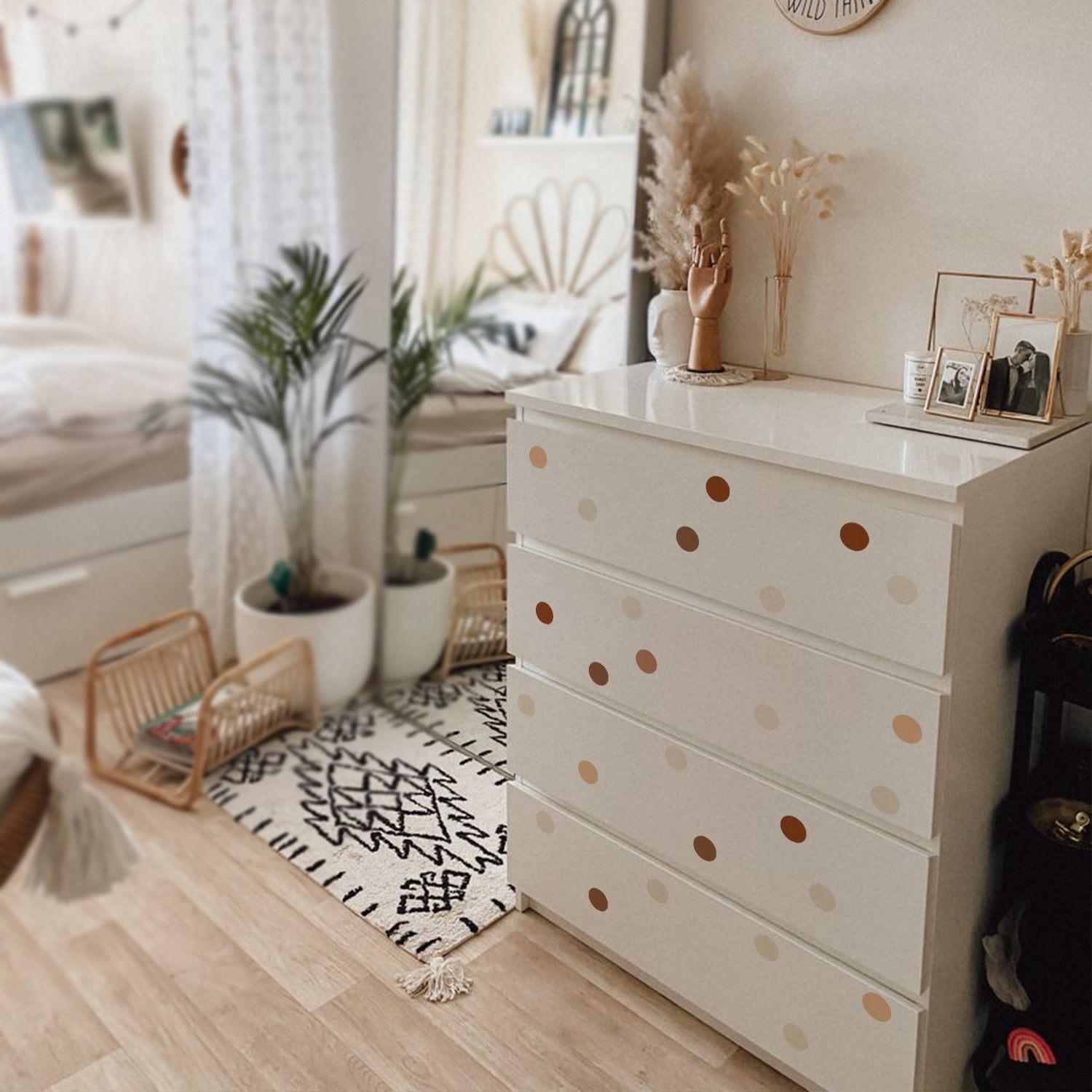 Pattern Wall Decals Boho Polka Dots