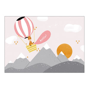 Nursery Cartoon Style Area Rug