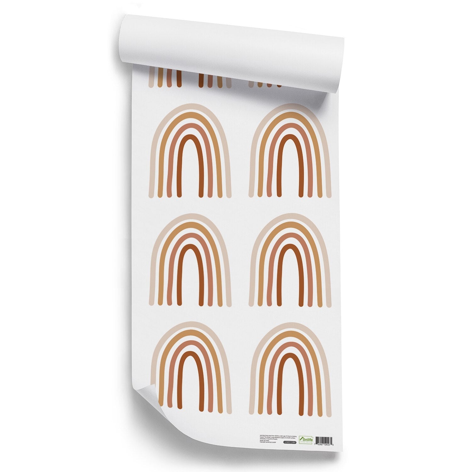 Small Colorful Rainbows Wall Decals