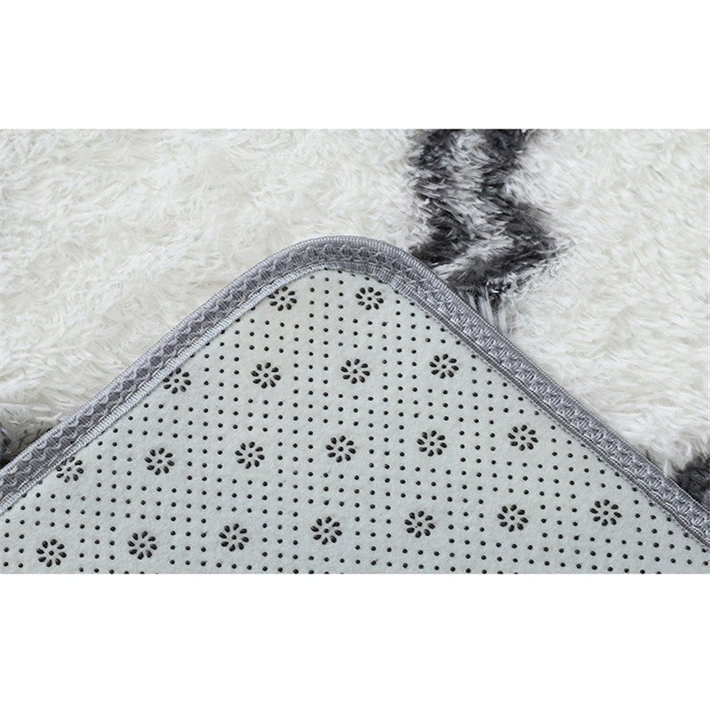 Pattern Fluffy Thick Area Rug