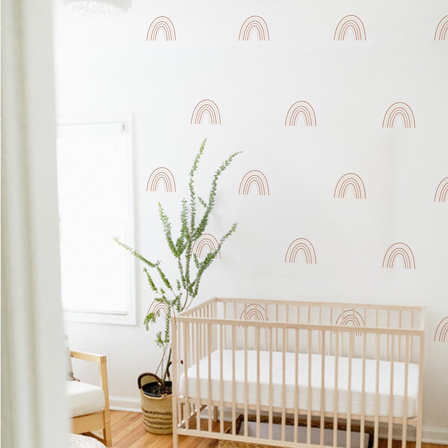 Small Colorful Rainbows Wall Decals