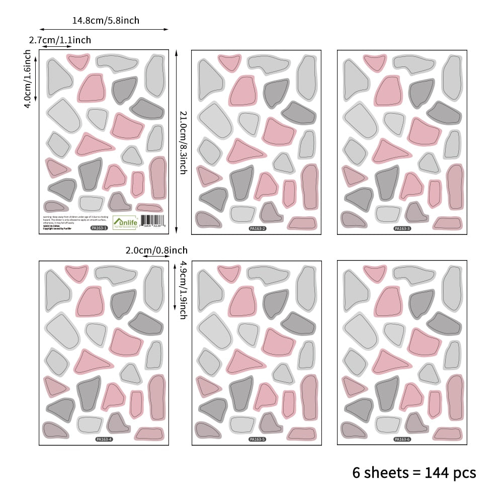 Wall Decals Terrazzo Abstract Pattern