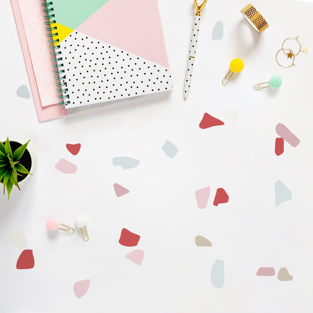 Wall Decals Terrazzo Abstract Pattern