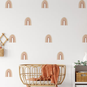 Small Colorful Rainbows Wall Decals