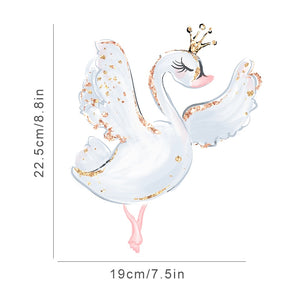 Nursery Wall Decals Swan Girls