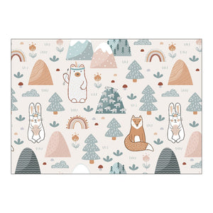 Nursery Cartoon Style Area Rug