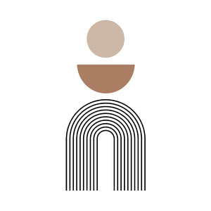 Bohemian Wall Decals Rainbow Geometric Vinyl