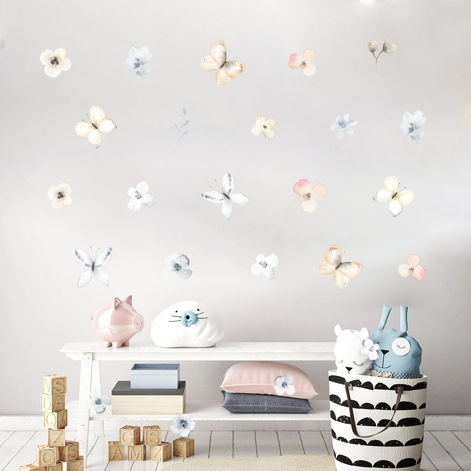 Floral Wall Decals Spring Flowers