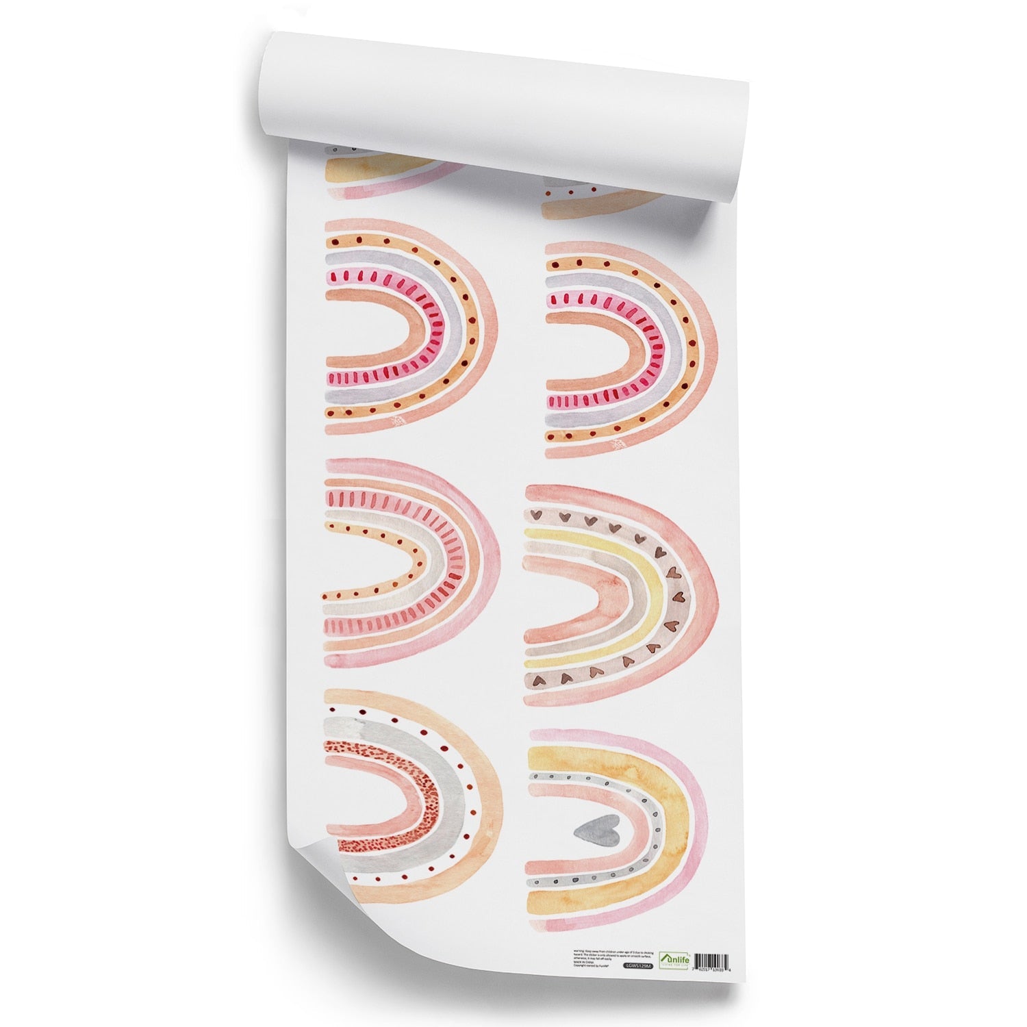 Small Colorful Rainbows Wall Decals