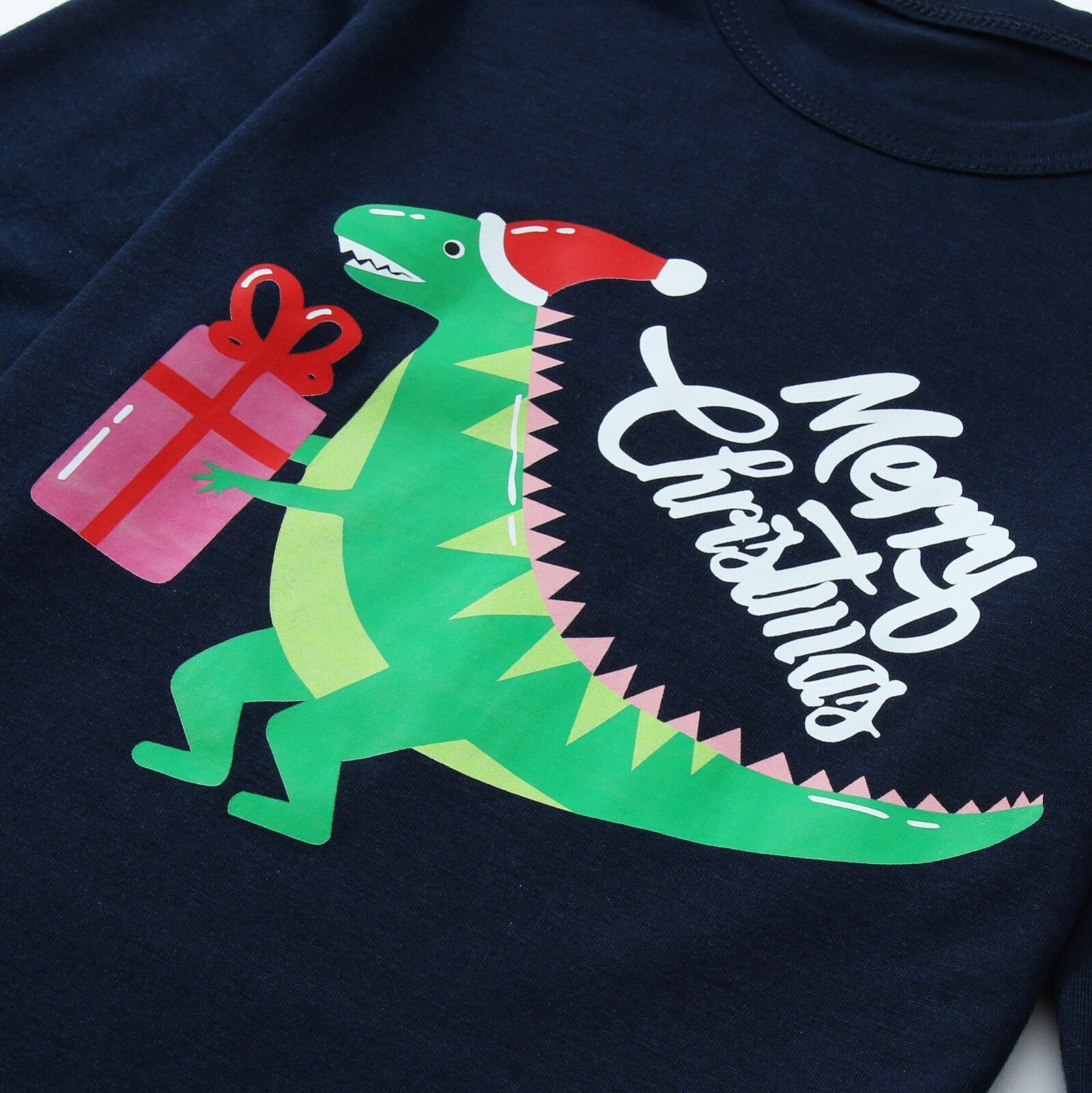 Matching Christmas Pajamas Family Set - T-Rex