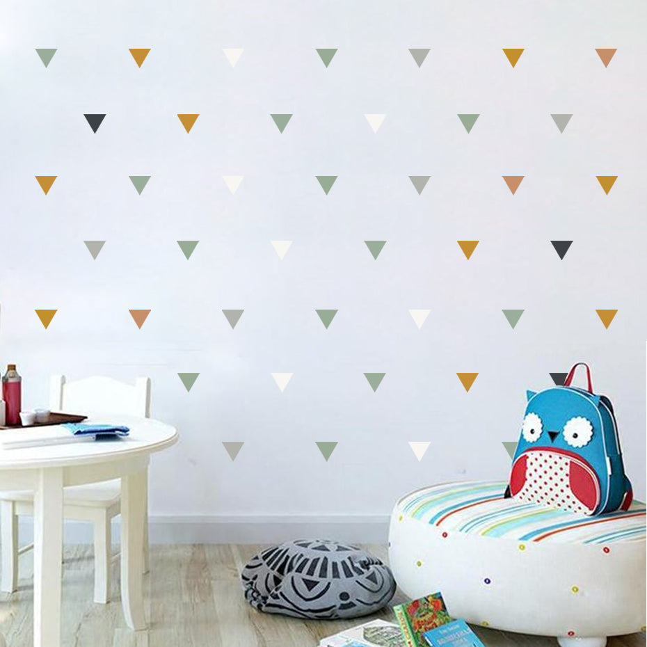 Nursery Wall Decals Triangle Geometric