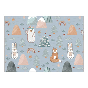 Nursery Cartoon Style Area Rug