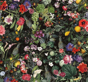 Hand-painted Flower Fruit Garden Wallpaper Mural
