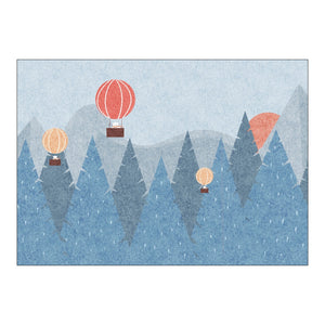 Nursery Cartoon Style Area Rug