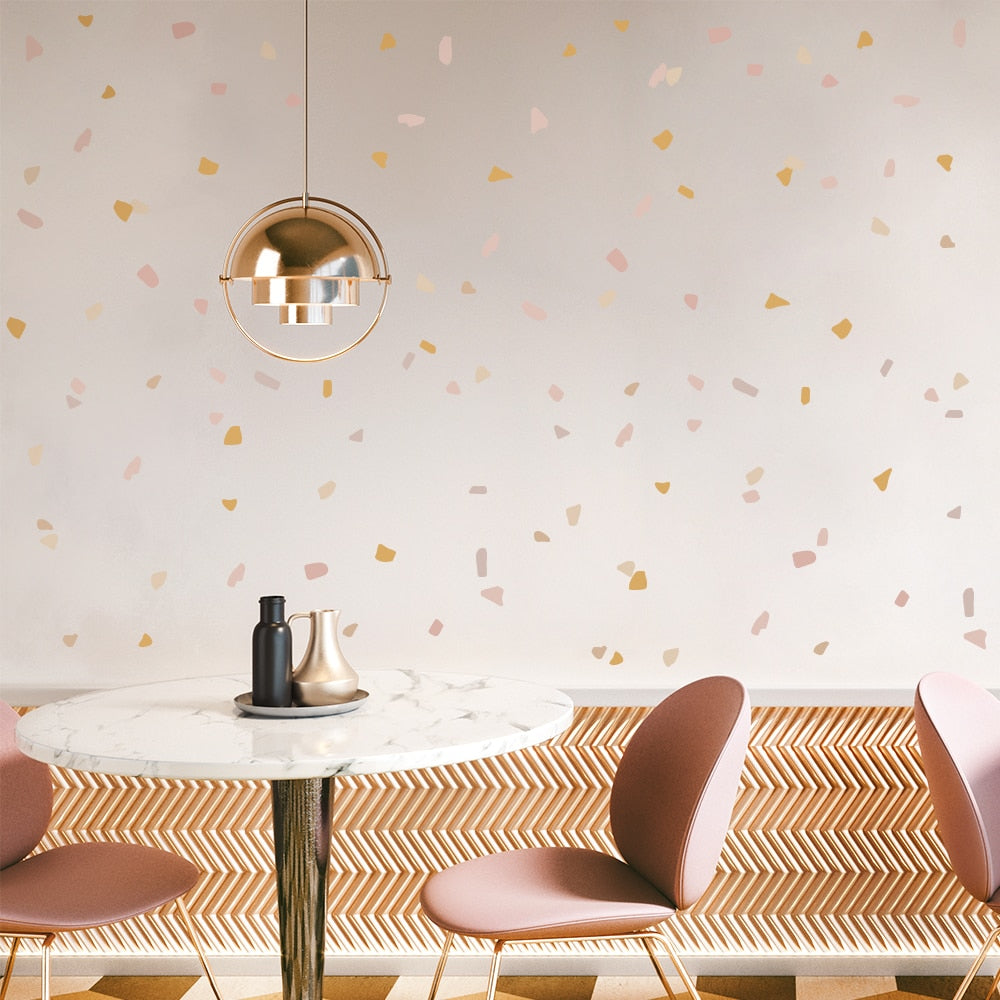 Wall Decals Terrazzo Abstract Pattern