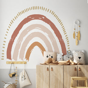 Boho Pattern Rainbows Wall Decals