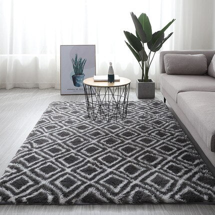 Pattern Fluffy Thick Area Rug