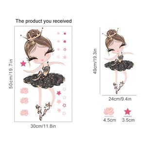 Nursery Wall Decals Swan Girls