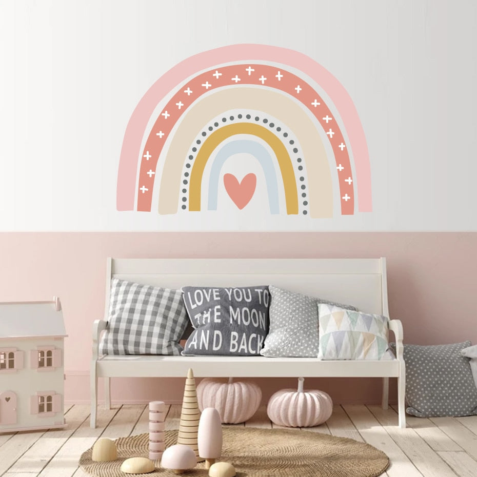 Bohemian Wall Decal Rainbow
