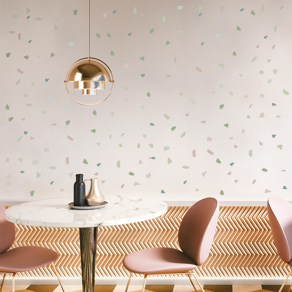 Wall Decals Terrazzo Abstract Pattern