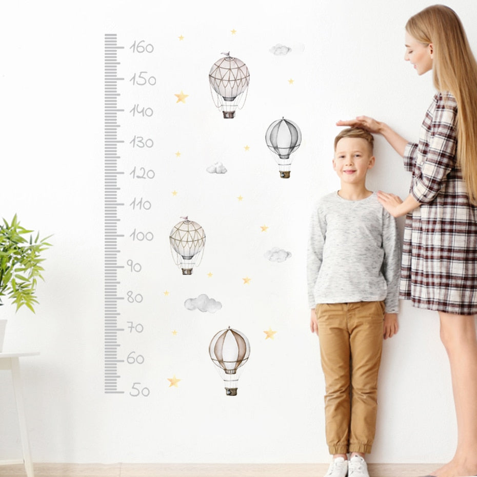 Cartoon Height Measurement Dinosaur Wall Decals