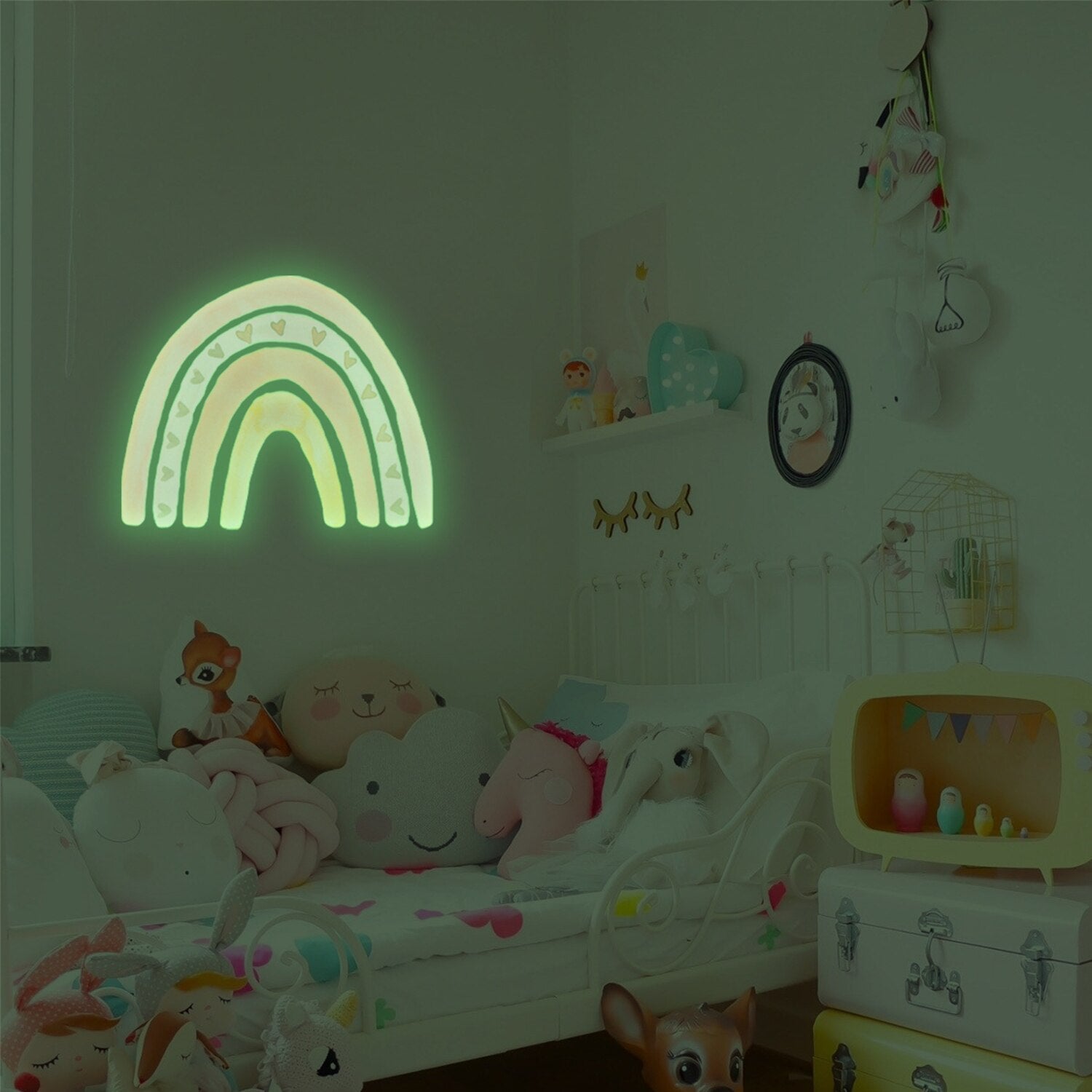 Rainbows Glow In The Dark Wall Decal