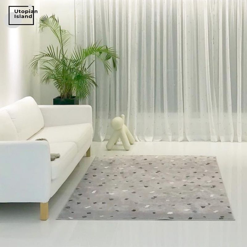 Pattern Area Rug Little Shapes