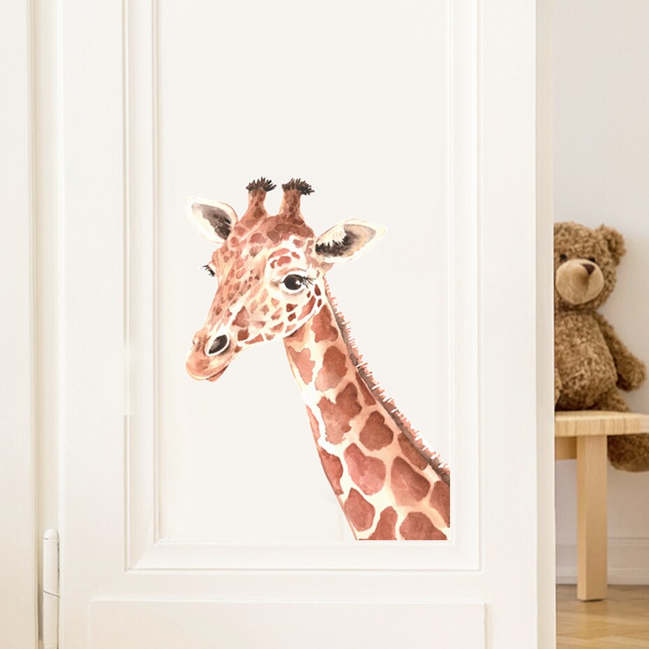 Nursery Wall Decal Cute Giraffe Polka Dots
