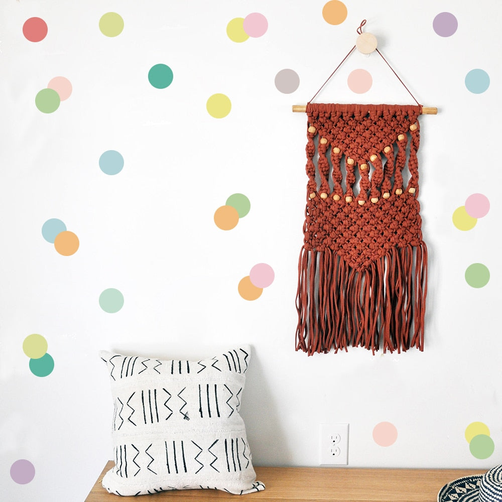 Pattern Wall Decals Polka Dot Styles