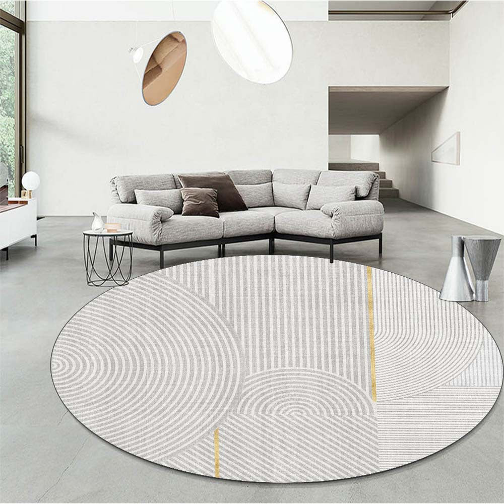 Modern Style Area Round Rug