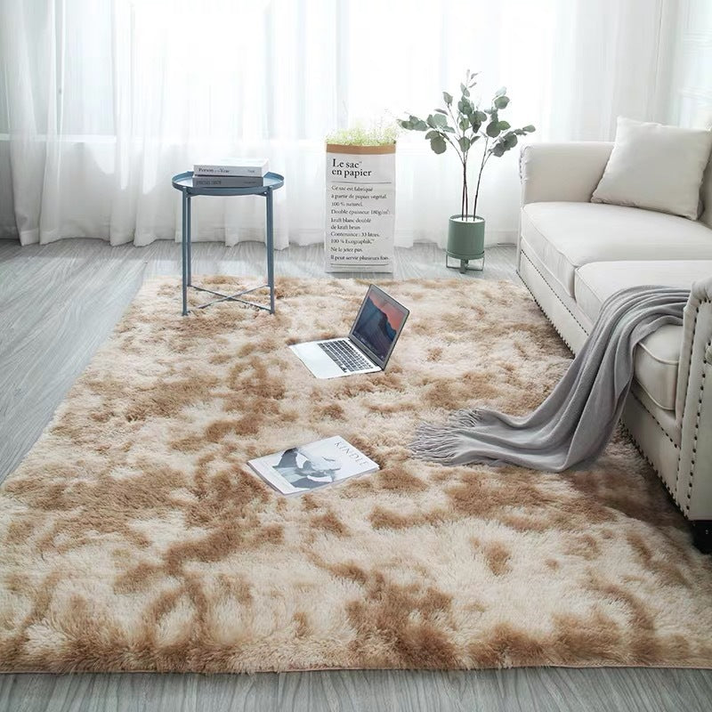 Monochromatic Fluffy Thick Area Rug