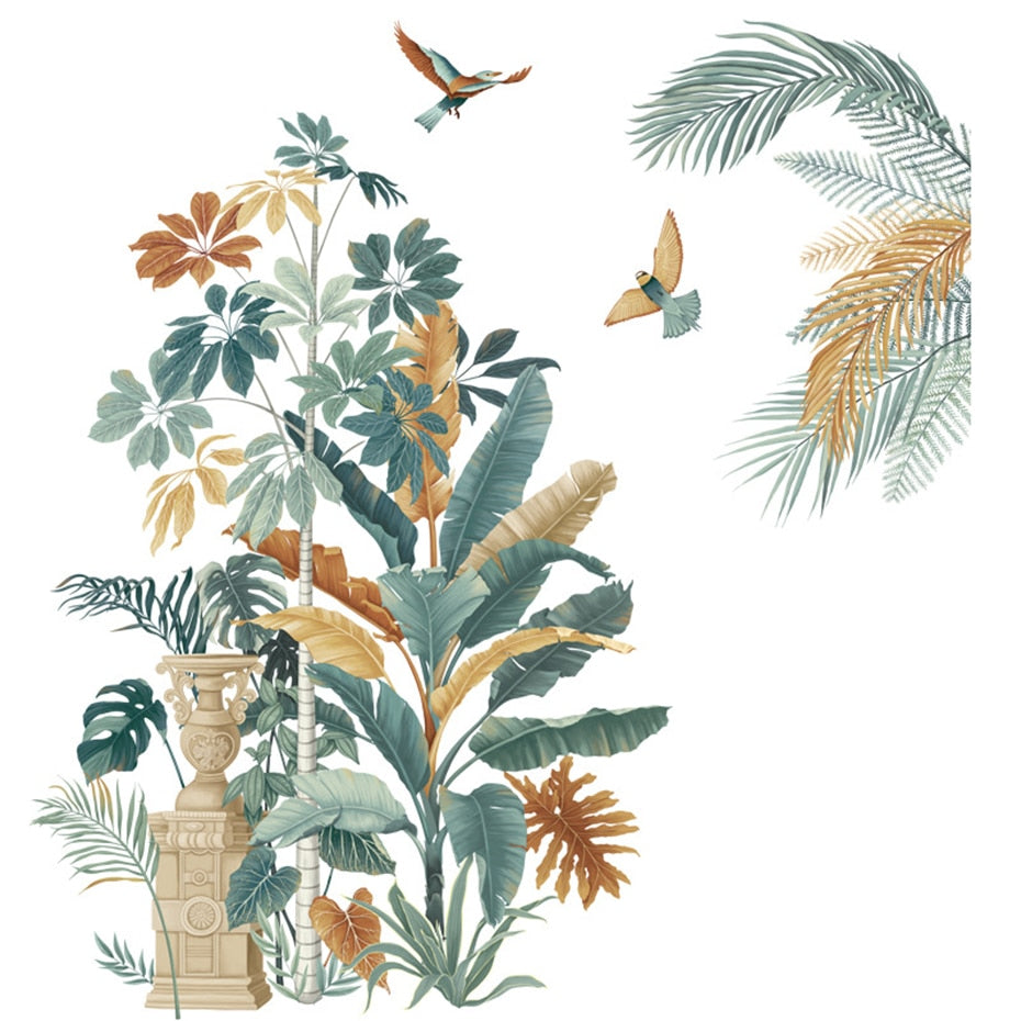 Nursery Wall Decals Green Plants