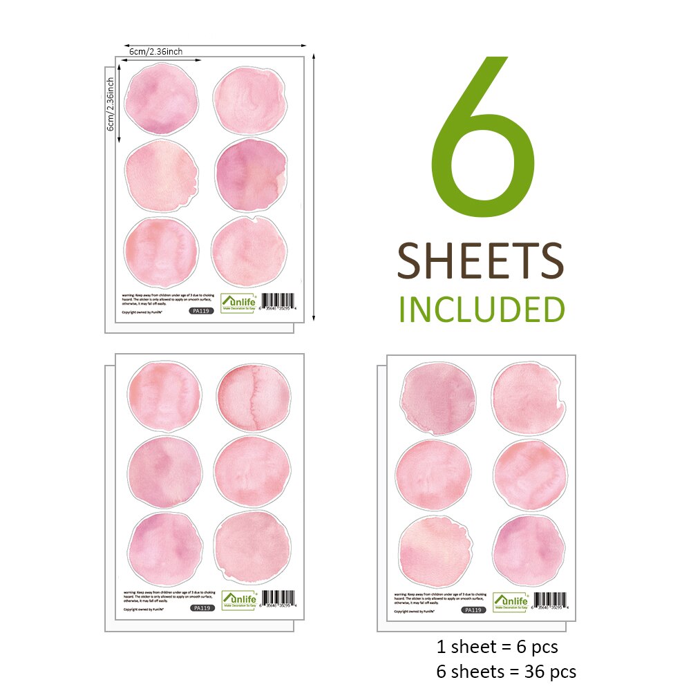 Pattern Wall Decals Polka Dot Styles