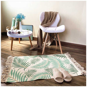 Soft Tassel Cotton Area Rug