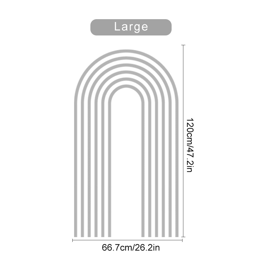 Bohemia Wall Decal Large Arch Rainbow