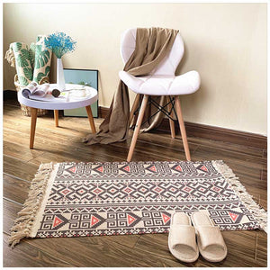 Soft Tassel Cotton Area Rug