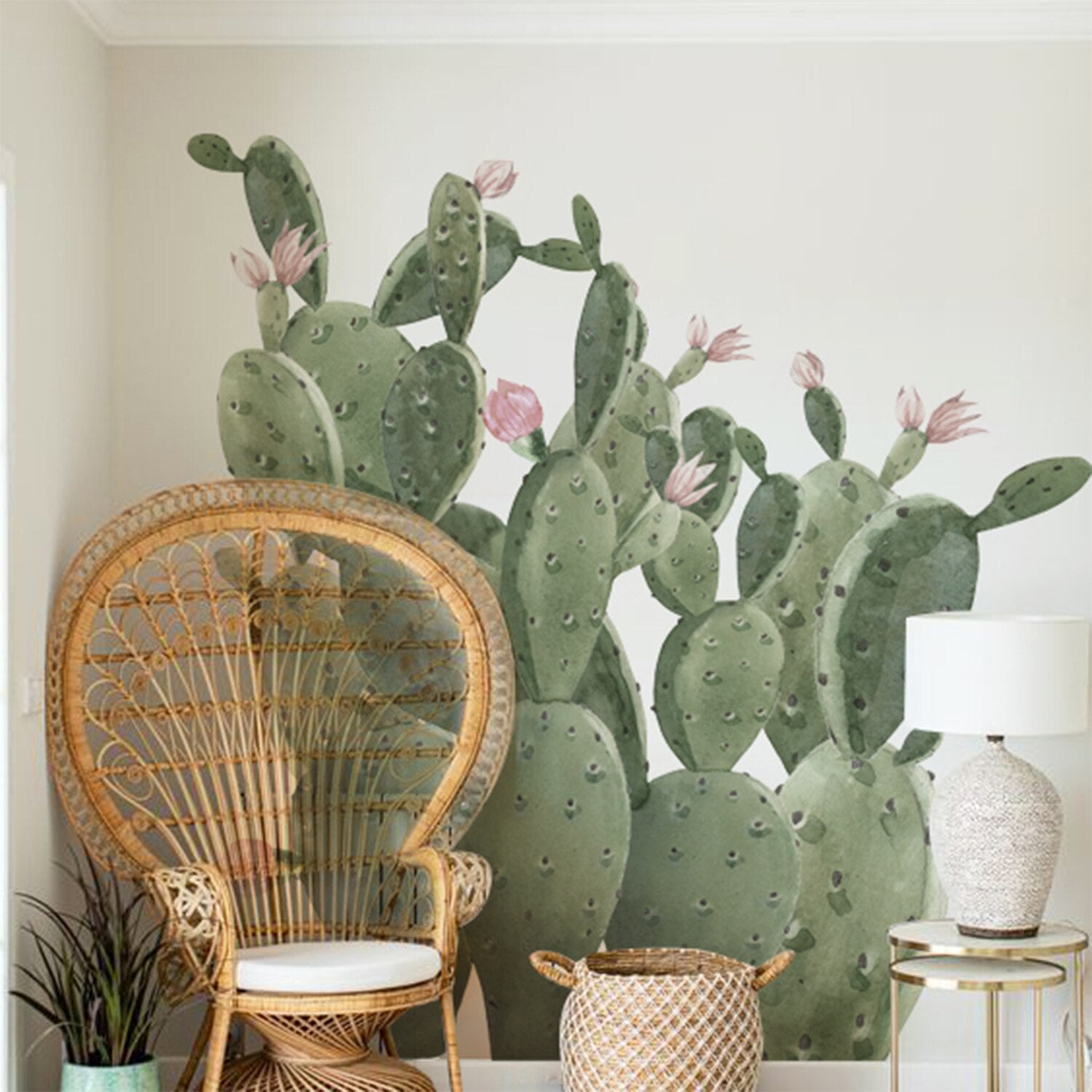 Nursery Wall Decal Large Cactuses