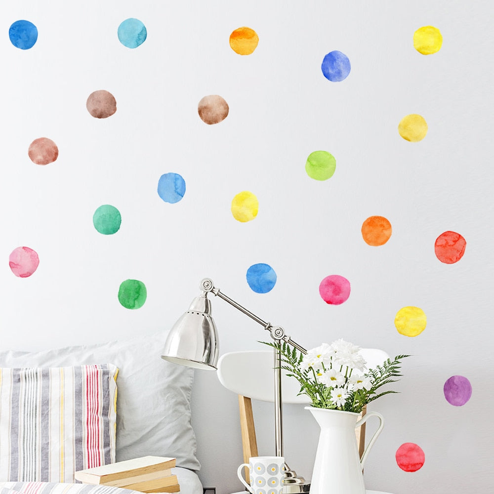 Pattern Wall Decals Polka Dot Styles