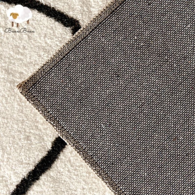 Soft Area Rug Wavy Stripes