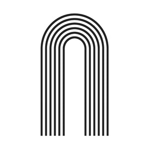 Bohemia Wall Decal Large Arch Rainbow