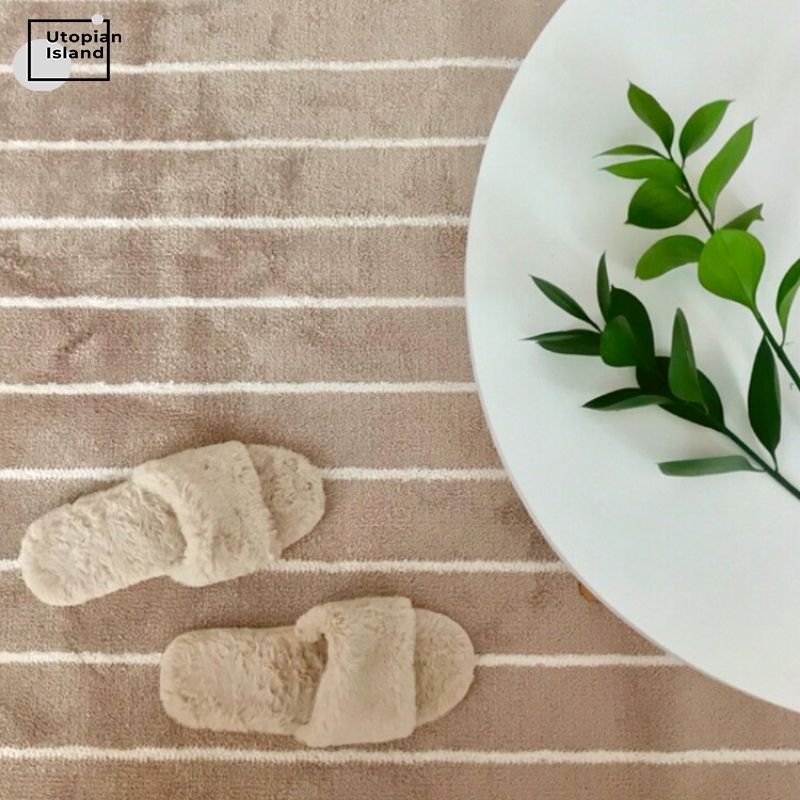 Rectangular Area Rug Grullo Stripes