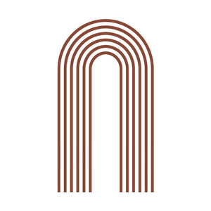 Bohemia Wall Decal Large Arch Rainbow