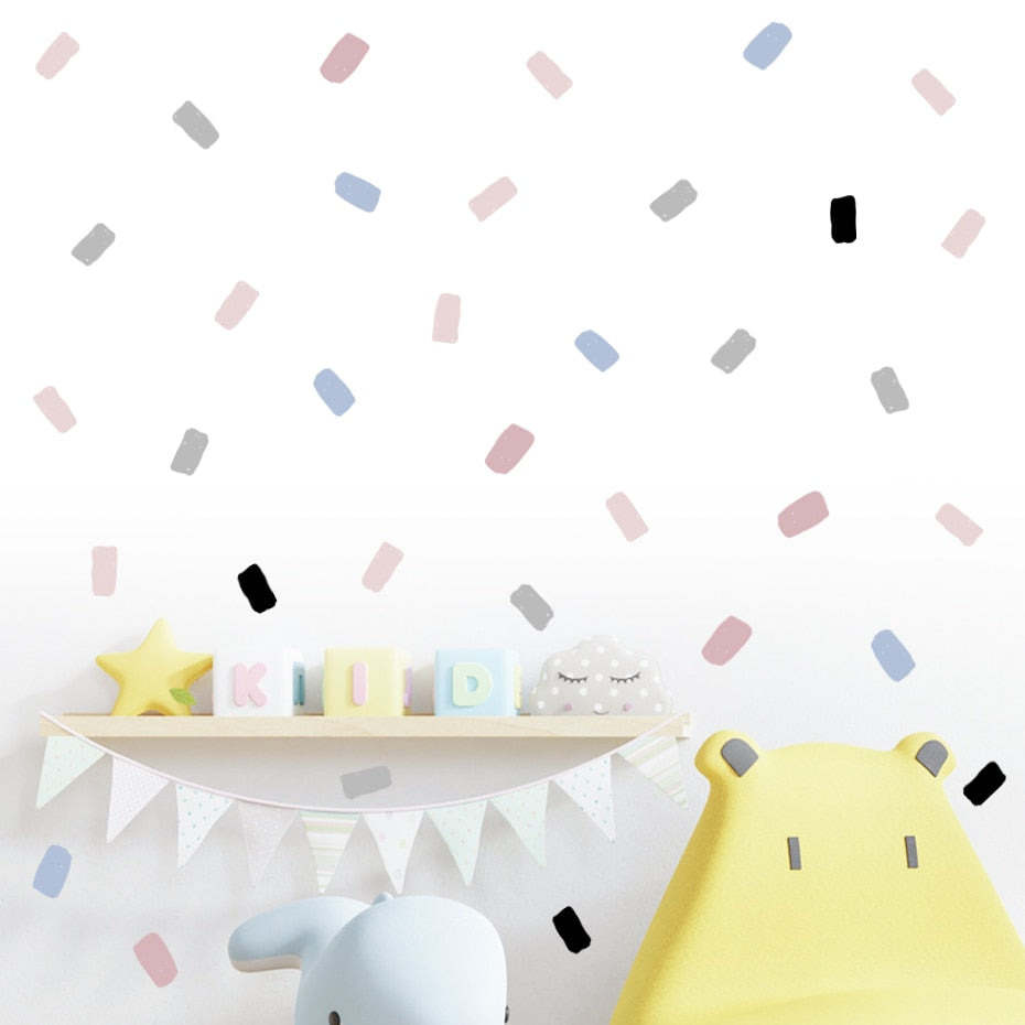 Abstract Irregular Squares Wall Decals