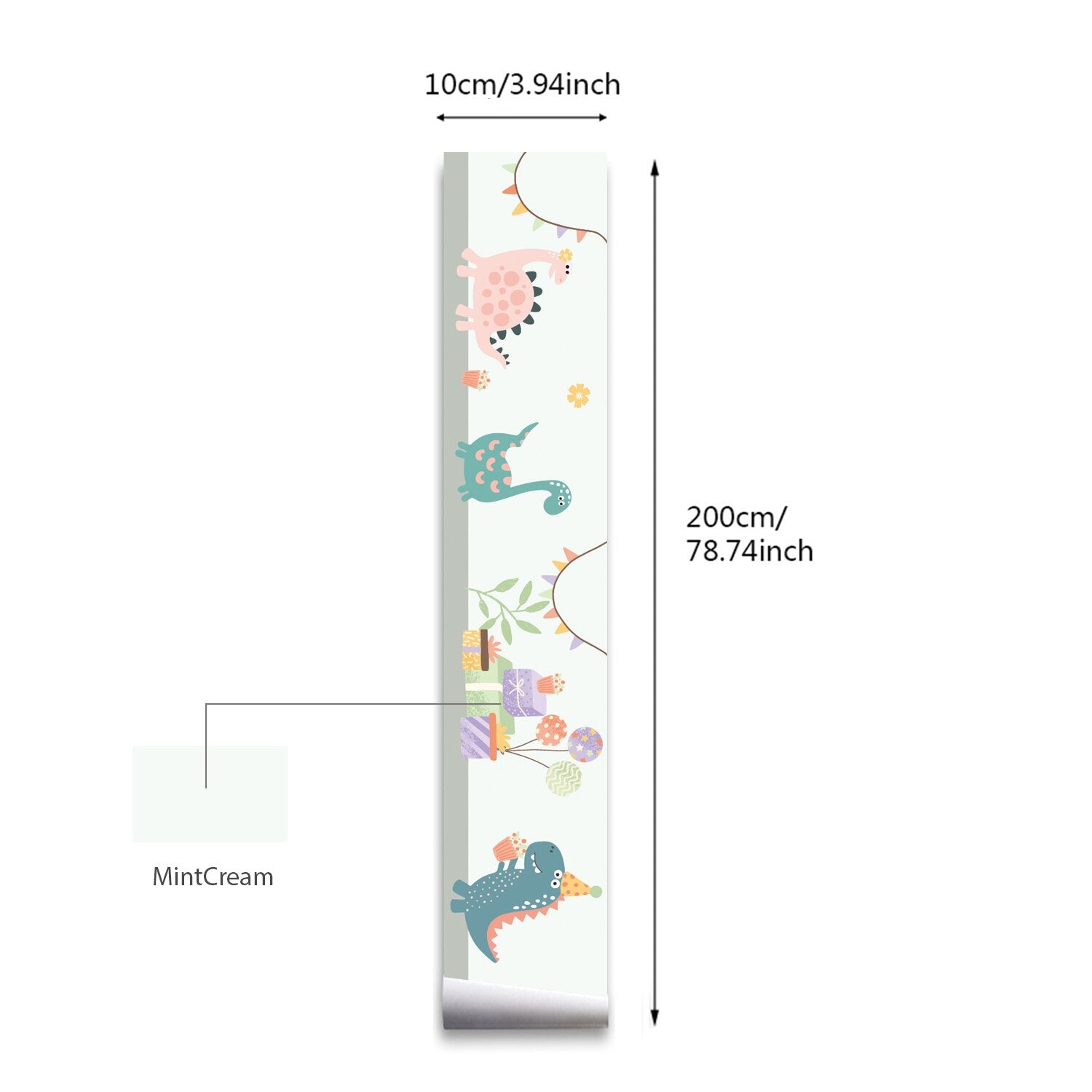 Border Cartoon Style Wall Decals