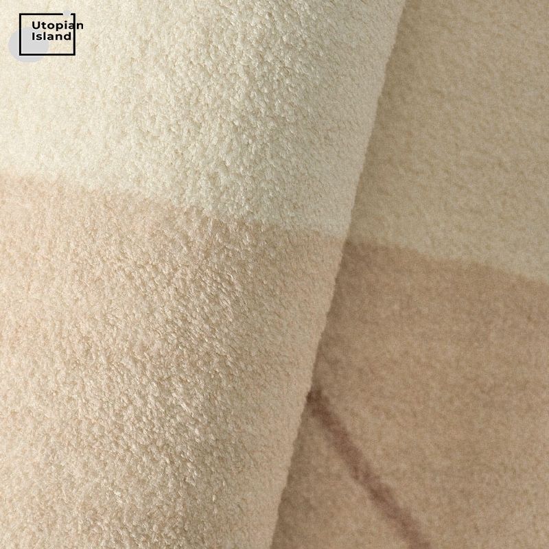 Nordic Fluffy Are Rug Stripe Path